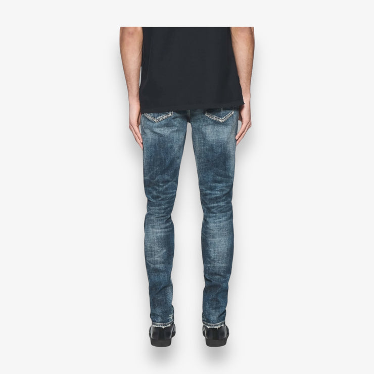 Purple Brand Skinny Perforated Dark Indigo p001