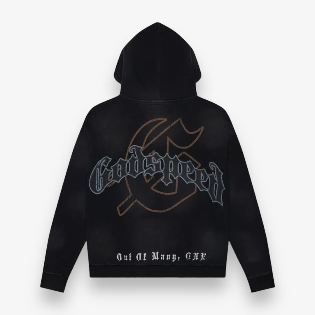 青*輝様 godsvage フード付きスウェット ブラック GOD SELECTION XXX - GX-A25-CS-03 HOODIE NAVY | River