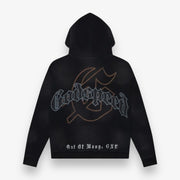 Godspeed Seduction hoodie Black wash