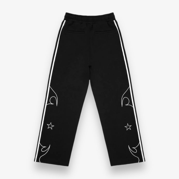 RTA OWEN SWEATPANT BLACK AND WHITE WESTERN