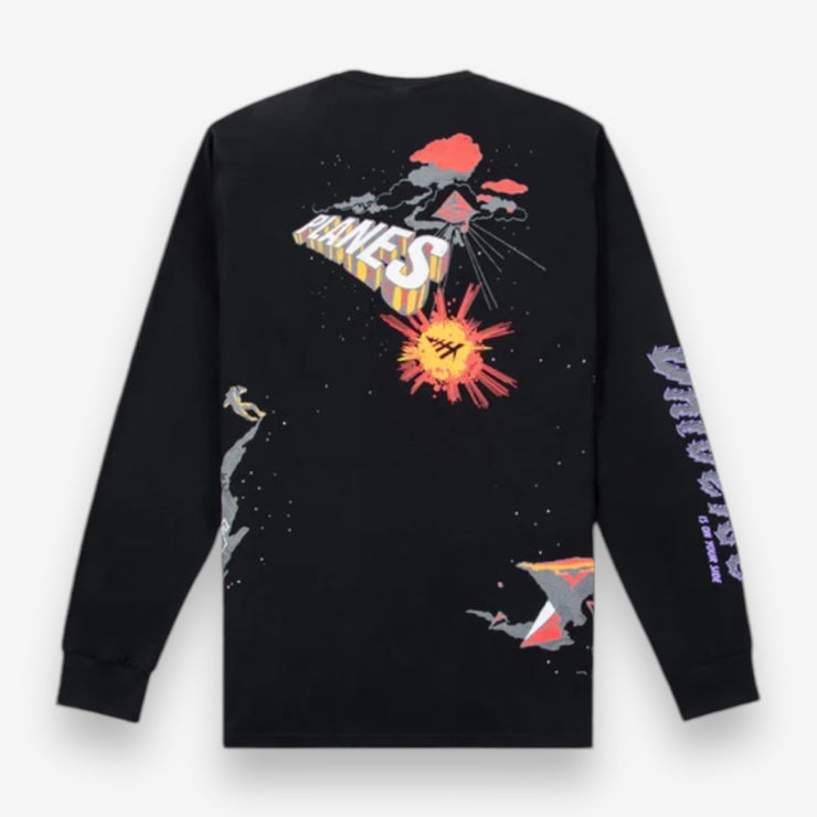 Paper Planes Beyond Limits Long Sleeve Tee Black