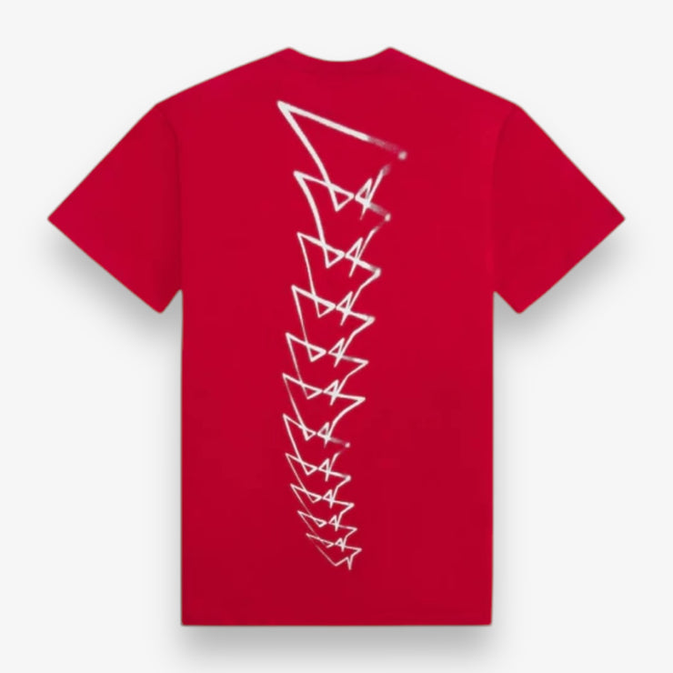 Paper Planes Interlock Spine Tee Crimson