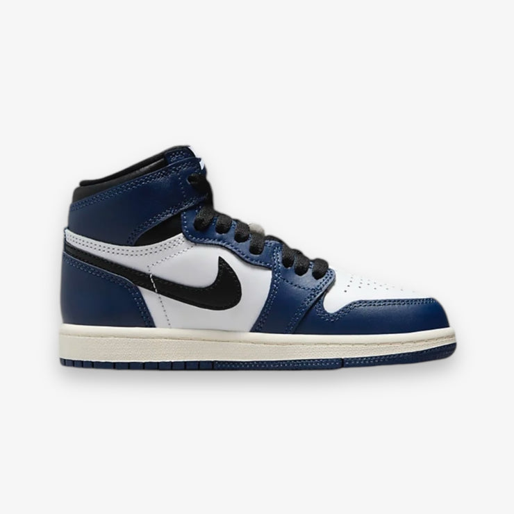 Jordan 1 Retro High OG (PS) Midnight Navy Black White Sail FD1412-401