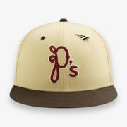 Paper Planes P's Logo Snapback w/ Green Undervisor Hat Vegas Gold