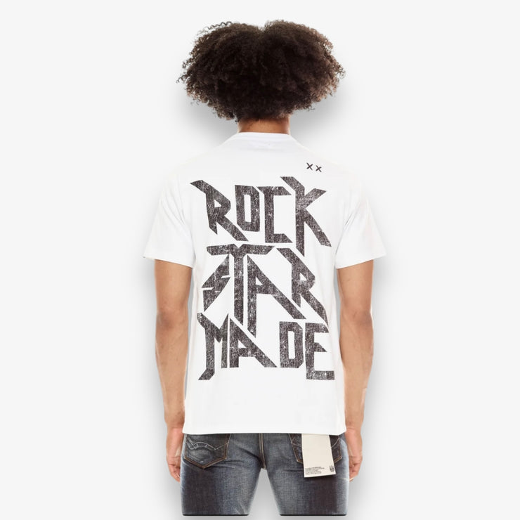 Cult of Individuality SS Crewneck Tee Rockstar Made White