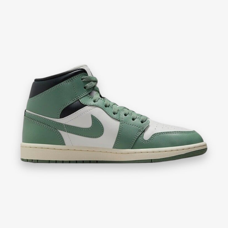 Womens Air Jordan 1 Mid Sail Jade Smoke Anthracite BQ6472-130