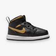 Jordan 1 Mid (TD) Black Metallic Gold White DQ8425-071