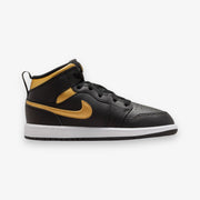 Jordan 1 Mid (PS) Black Metallic Gold White DQ8424-071