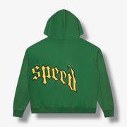 Godspeed OG Logo Hoodie V2 Green Yellow