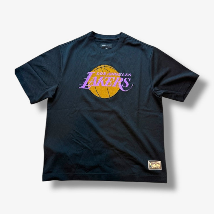 Purple Brand X M&N Lakers Mesh tee black