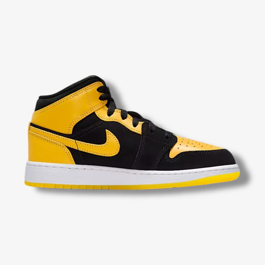 Air Jordan 1 Mid SE GS Black varsity Maize white HJ5940-071