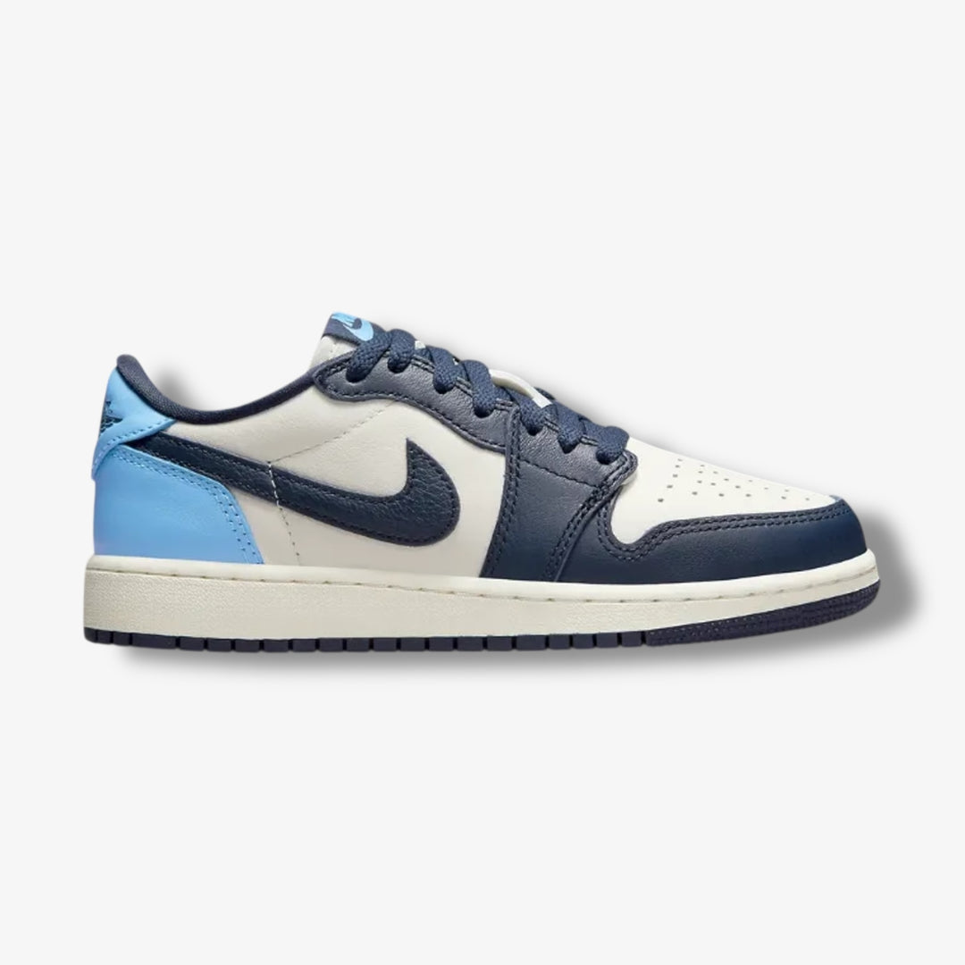 Air Jordan 1 Retro Low OG GS Obsidian University Blue Sail  display picture 2