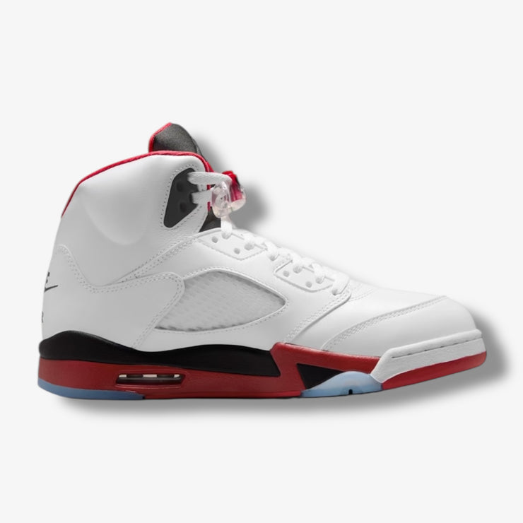 Air Jordan 5 Retro OG White Fire Red Black HQ7978-101