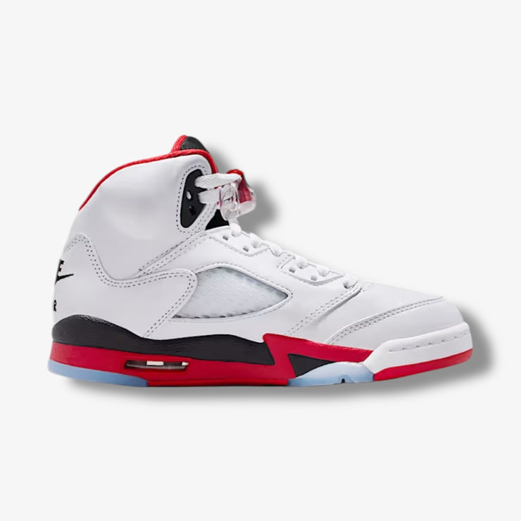 Air Jordan 5 Retro OG GS white fire red black HQ7980-101