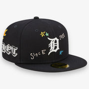 New Era Scribble 5950 Fitted Detroit Tigers Navy
