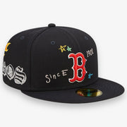 New Era Scribble 5950 fitted Boston Red Sox Navy