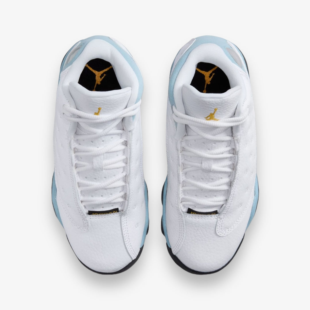 AIR JORDAN 13 RETRO WHITE/YELLOW OCHRE-BLUE GREY-BLACK PS DJ3005-170 –  Sneaker Junkies
