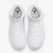 AIR JORDAN 1 MID WHITE/WHITE-WHITE 554724-136