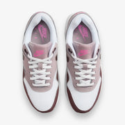 Nike Air Max 1 GS White Burgundy Crush Grade School DZ3307-112