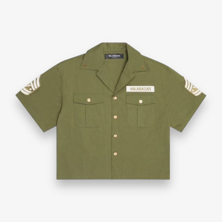 Valabasas "THE REBEL" Olive Button Up SS