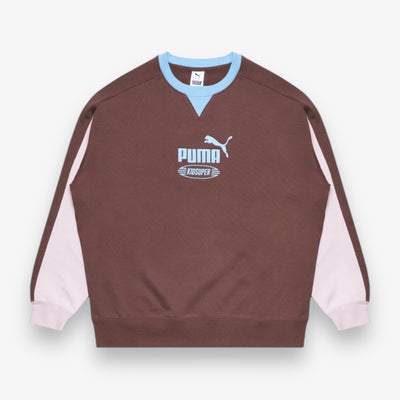 Puma X Kidsuper crew espresso brown crewneck 626700-65