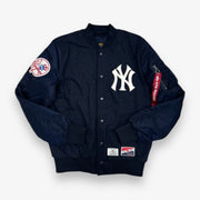 New Era X Alpha Industries Yankees Varsity Jacket Navy