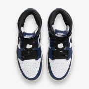 Air Jordan 1 Retro High OG GS Midnight Navy Black White Sail FD1437-401