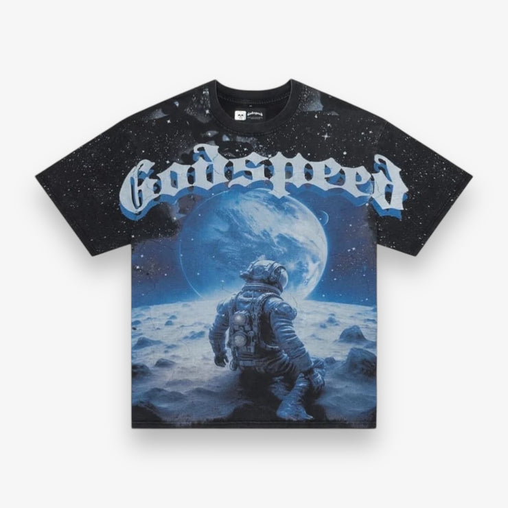 Godspeed No Looking Back T-Shirt Black True Blue