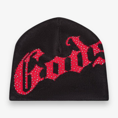 Godspeed OG Logo Studed Beanie Black Red