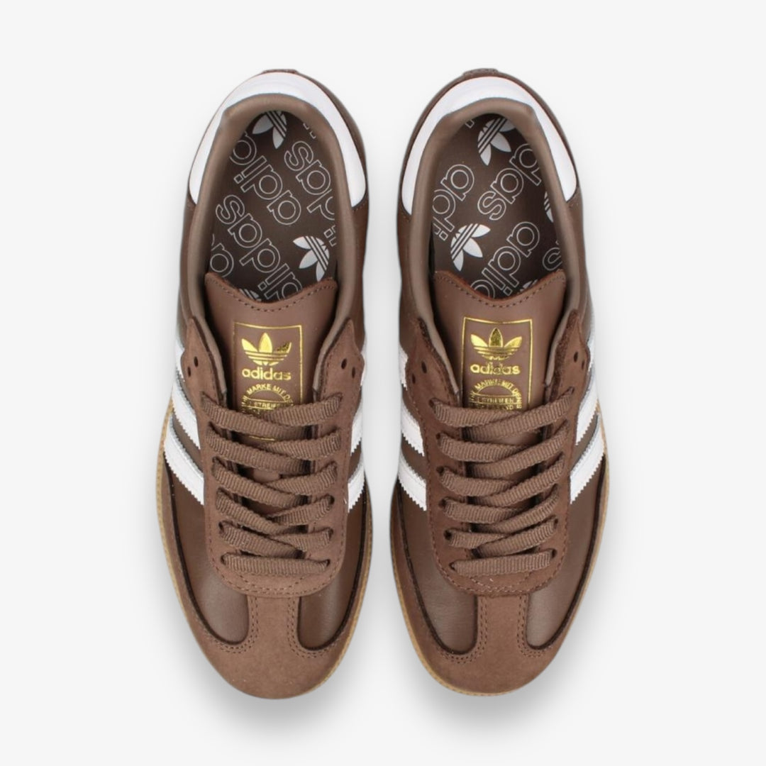 Adidas Womens Samba OG W Brown / Putty Grey / Gold Metallic IE6522 Sneaker Junkies Adidas Womens Samba OG W Brown / Putty Grey / Gold Metallic IE6522 Sneaker Junkies