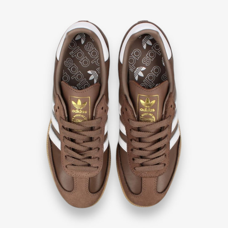 Adidas Womens Samba OG W Brown / Putty Grey / Gold Metallic IE6522 Sneaker Junkies Adidas Womens Samba OG W Brown / Putty Grey / Gold Metallic IE6522 Sneaker Junkies