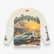 Godspeed Sunset Drift LS T-Shirt Bone