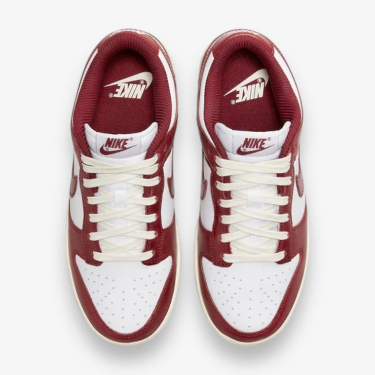 Nike Womens Dunk Low Premium White Team Red Coconut Milk FJ4555-100