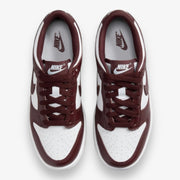 Nike Dunk Low (GS) WHITE/BURGUNDY CRUSH-GUM LIGHT BROWN HJ9282-100