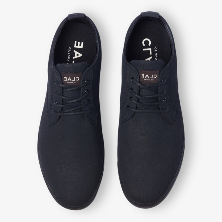 Clae Ellington Textile Black Waxed Canvas CLA01275