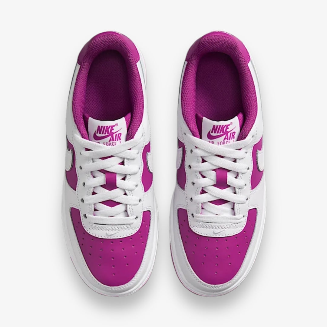 Nike Air Force 1 BG White Hot Fuchsia Grade School Sizes HV0938