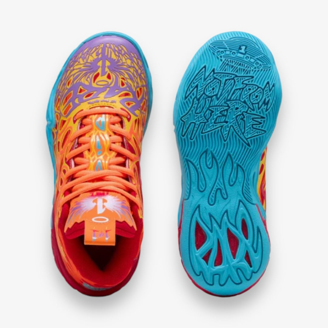 Puma Lemelo Ball MB.04 Phoenix JR Puma Red Orange Glow Grade