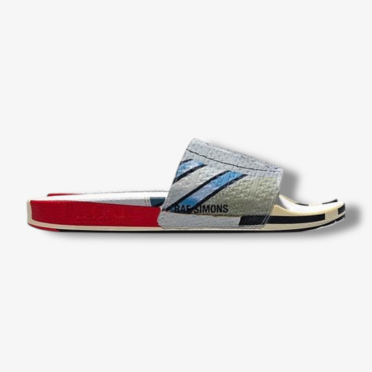 Adidas X Raf Simons Micro Adilette EE7955 silver red