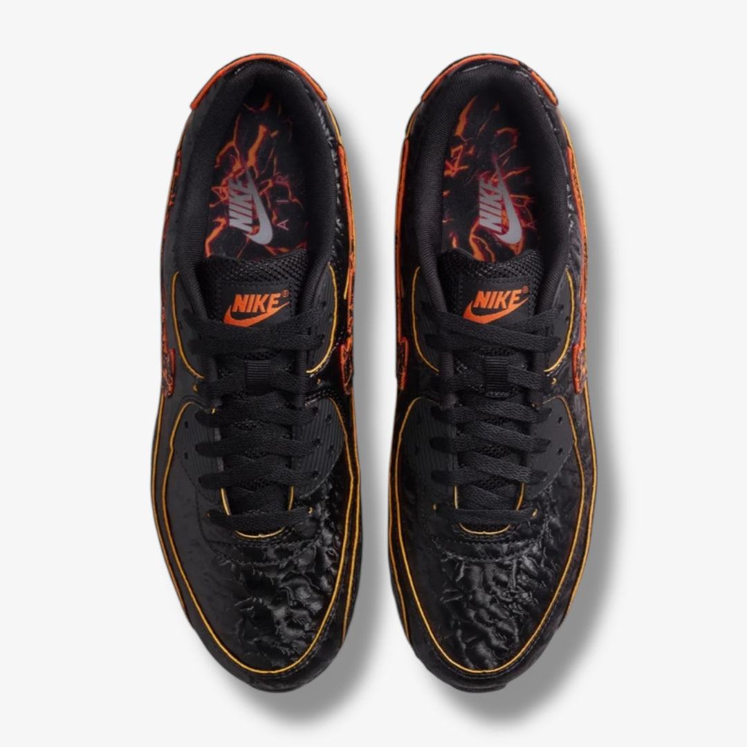 nike air max 1 orange and black