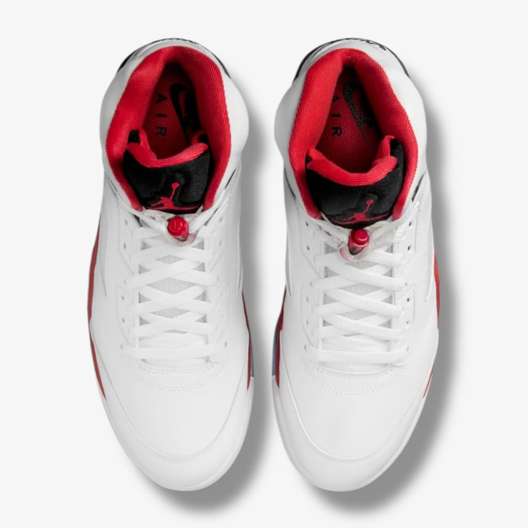 Air Jordan 5 Retro OG White Fire Red Black HQ7978-101