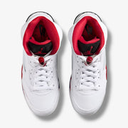 Air Jordan 5 Retro OG GS white fire red black HQ7980-101