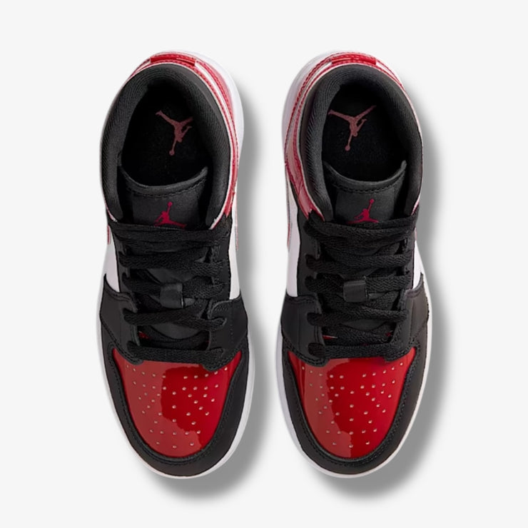 Air Jordan 1 Mid SE (GS) Black Varsity Red White HV4399-006