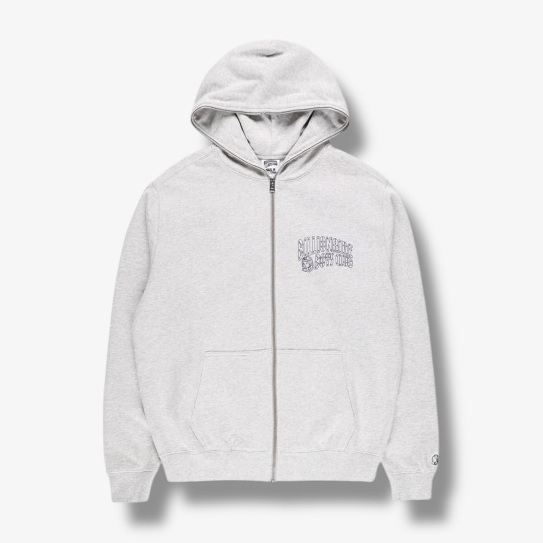 BBC BB small curve zip hoodie heather grey – Sneaker Junkies