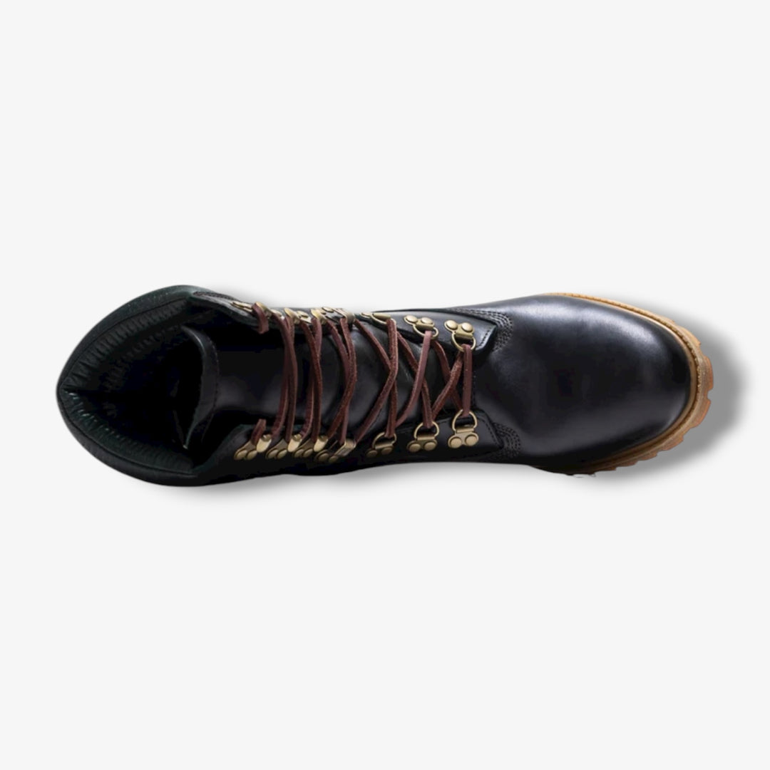 Timberland Premium Tall Lace Waterproof Dark Green Full Grain