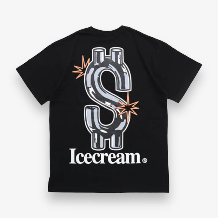 IceCream wealth SS tee Black