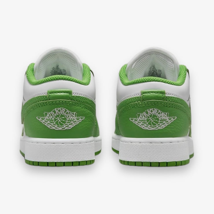 Air Jordan 1 Low SE BG White Chlorophyll Lightening Grade School HF4779-100