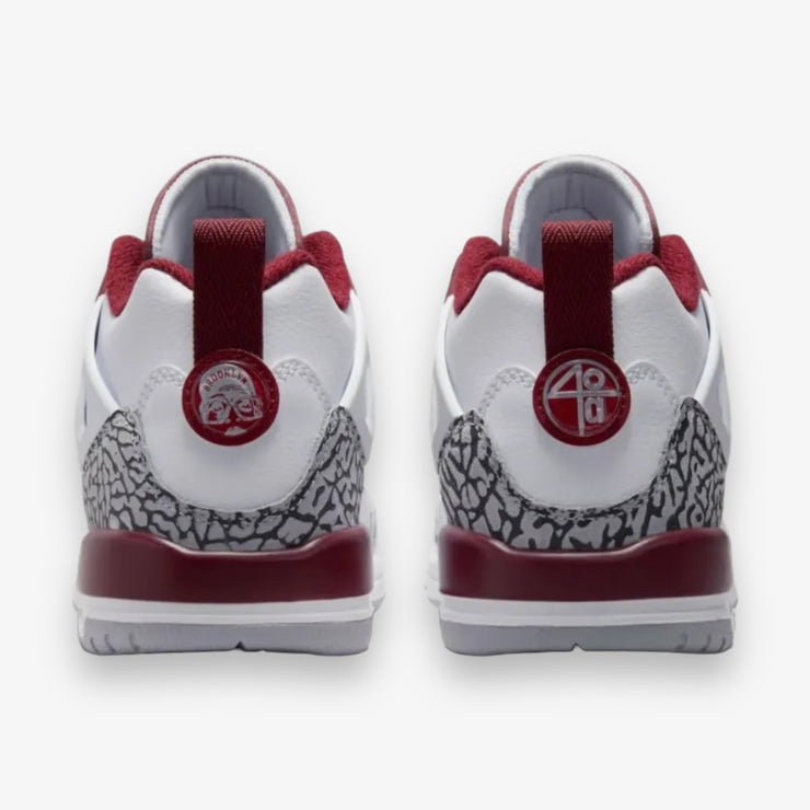 Jordan Spizike Low GS White Team Red Wolf Grey Grade School FQ3950-106