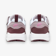 Nike Air Max 1 Easyon PS White Burgundy Crush DZ3308-112 Preschool Sizes 8c to 13.5c