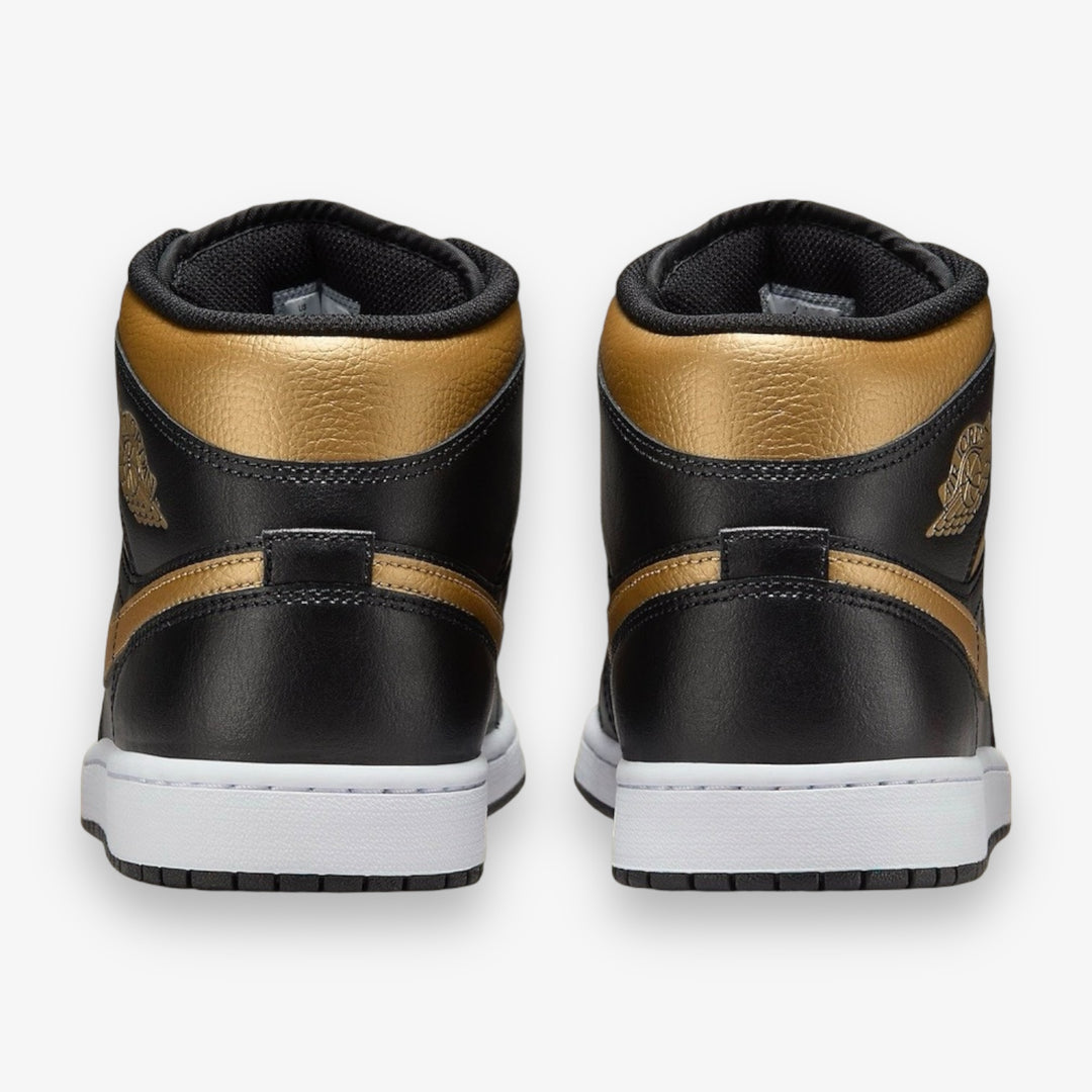 Air Jordan 1 Mid Black Metallic Gold white DQ8426-071 – Sneaker