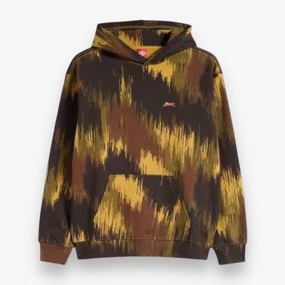 Ice Cream Drip Camo Hoodie color dried tobacco